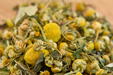 Three Cheers: Canadian herbal loose leaf tea, soothing blend of Alberta grown mint, Egyptian camomile, and lemon